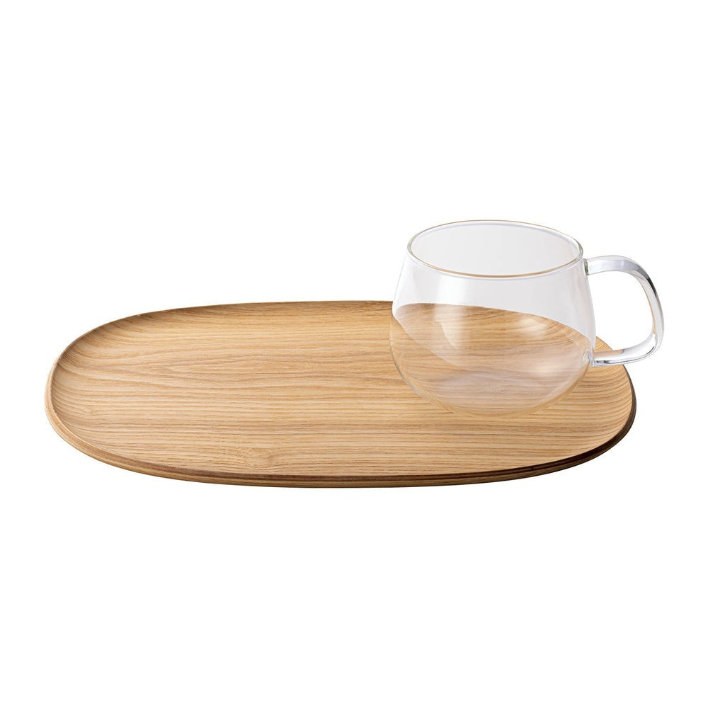 KINTO UNITEA CUP AND WILLOW TRAY (265X215MM/10.6X8.6IN)  WILLOW 0