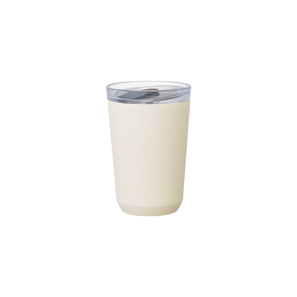 KINTO TO GO TUMBLER (WITH PLUG) (360ML/12OZ)  WHITE 0