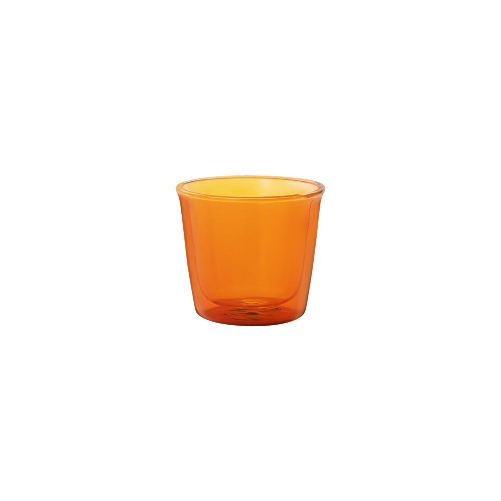 KINTO CAST AMBER DOUBLE WALL GLASS 250ML  AMBER 0
