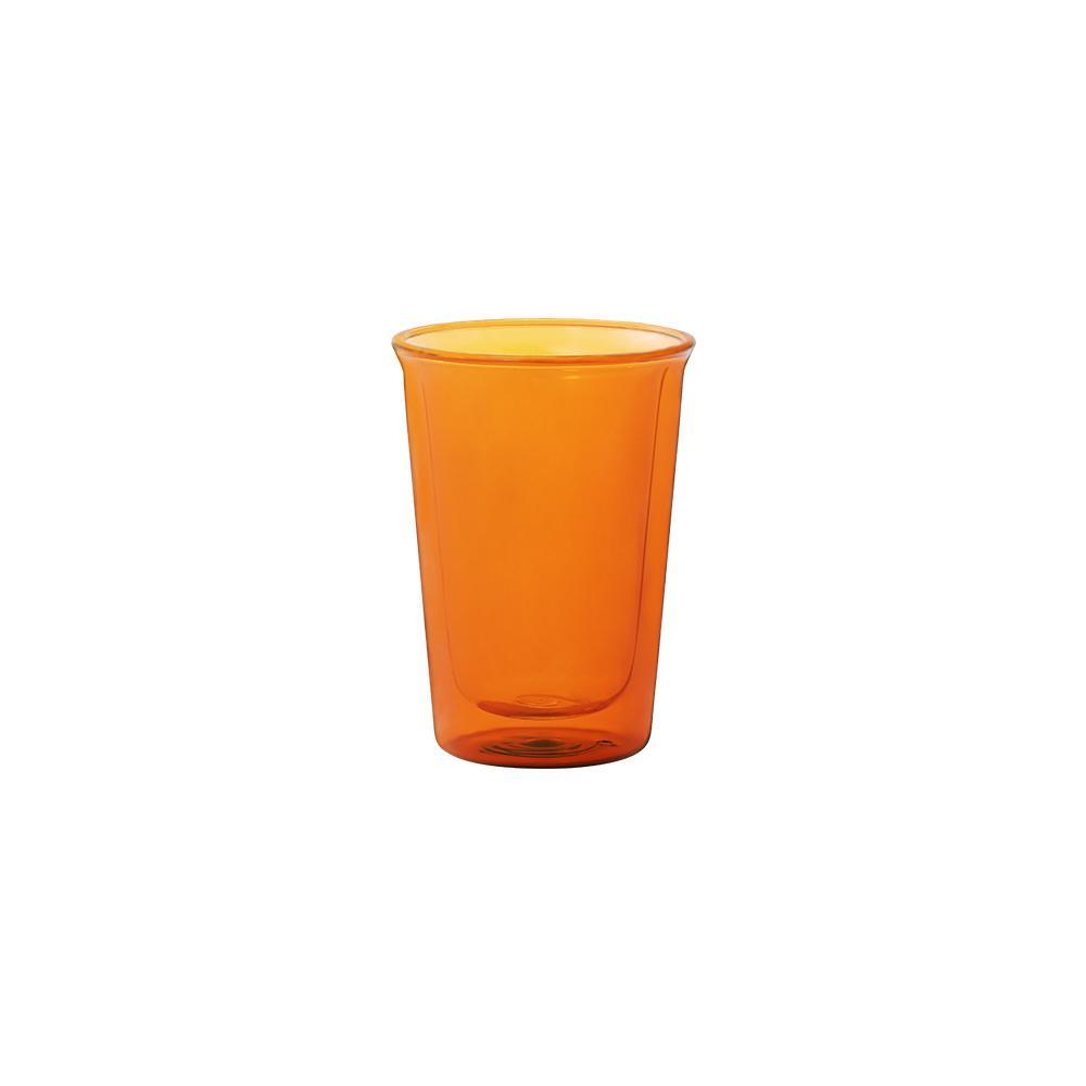 KINTO CAST AMBER DOUBLE WALL GLASS 290ML  AMBER 0
