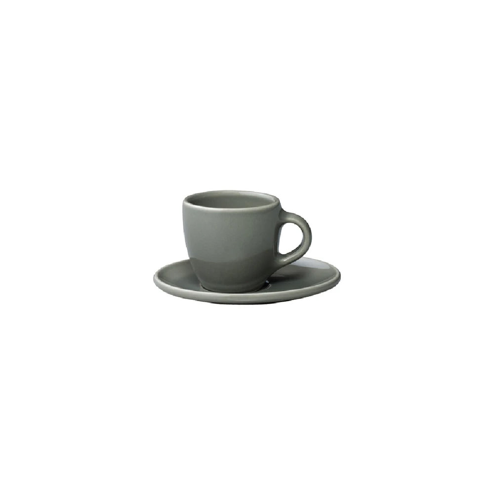 KINTO TOPO CUP & SAUCER 80ML  GREY 0