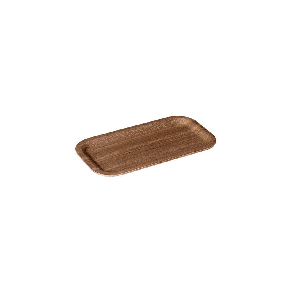 KINTO NONSLIP TRAY (220X120MM/8.8X4.8IN)  TEAK 2