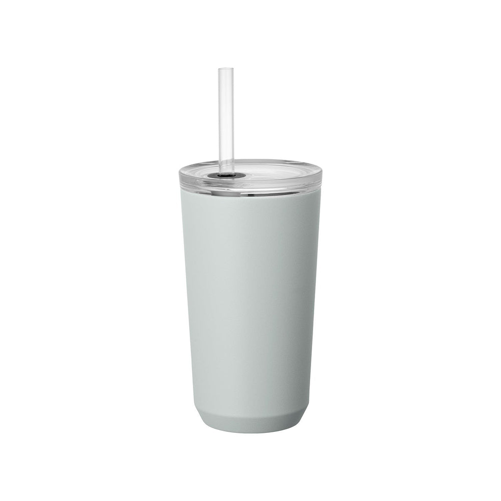  KINTO TO GO TUMBLER (WITH STRAW) (480ML/16OZ)  ICE GREY