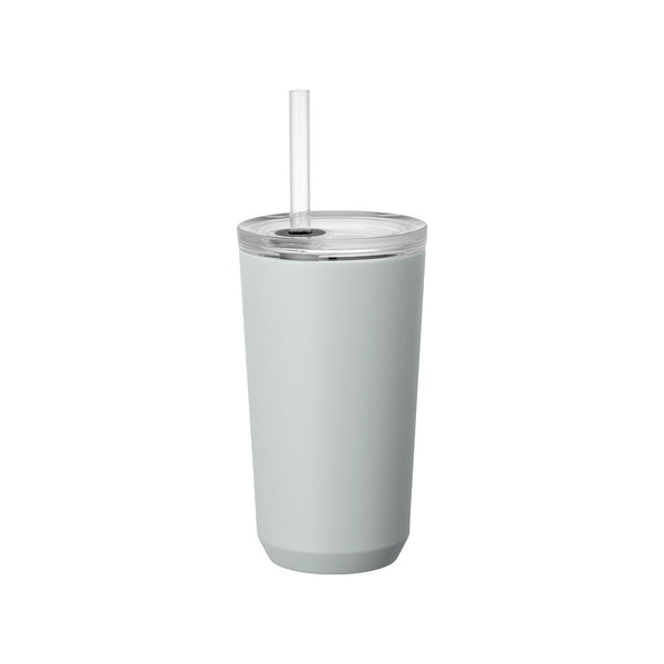 KINTO TO GO TUMBLER (WITH STRAW) (480ML/16OZ) ICE GREY 