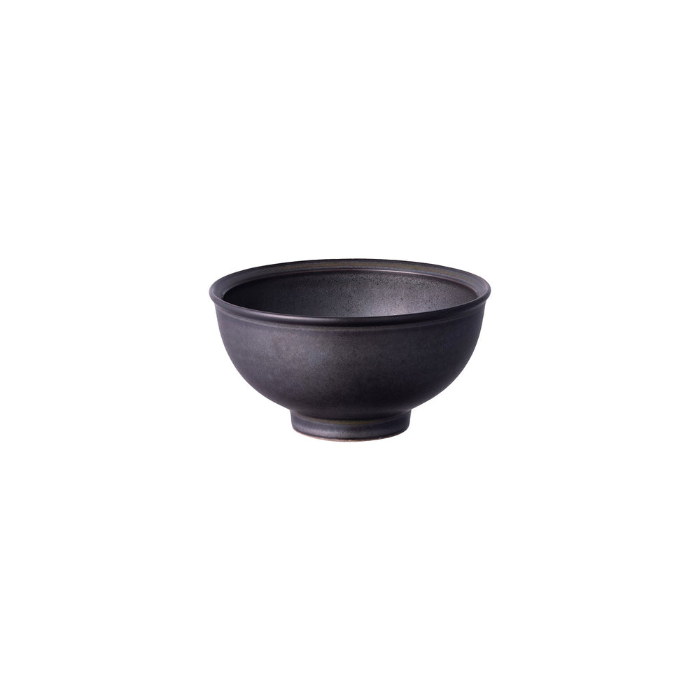  KINTO RIM RICE BOWL (⌀120MM/4.5IN)  MATTE BLACK