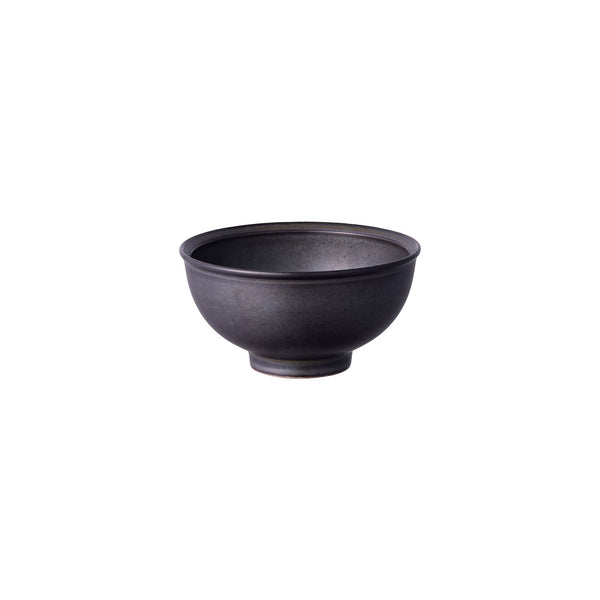 KINTO RIM RICE BOWL (⌀120MM/4.5IN) MATTE BLACK 