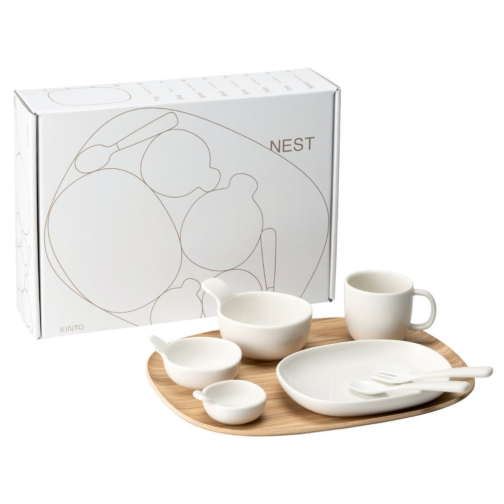  KINTO NEST SET (8-PIECE)  WHITE
