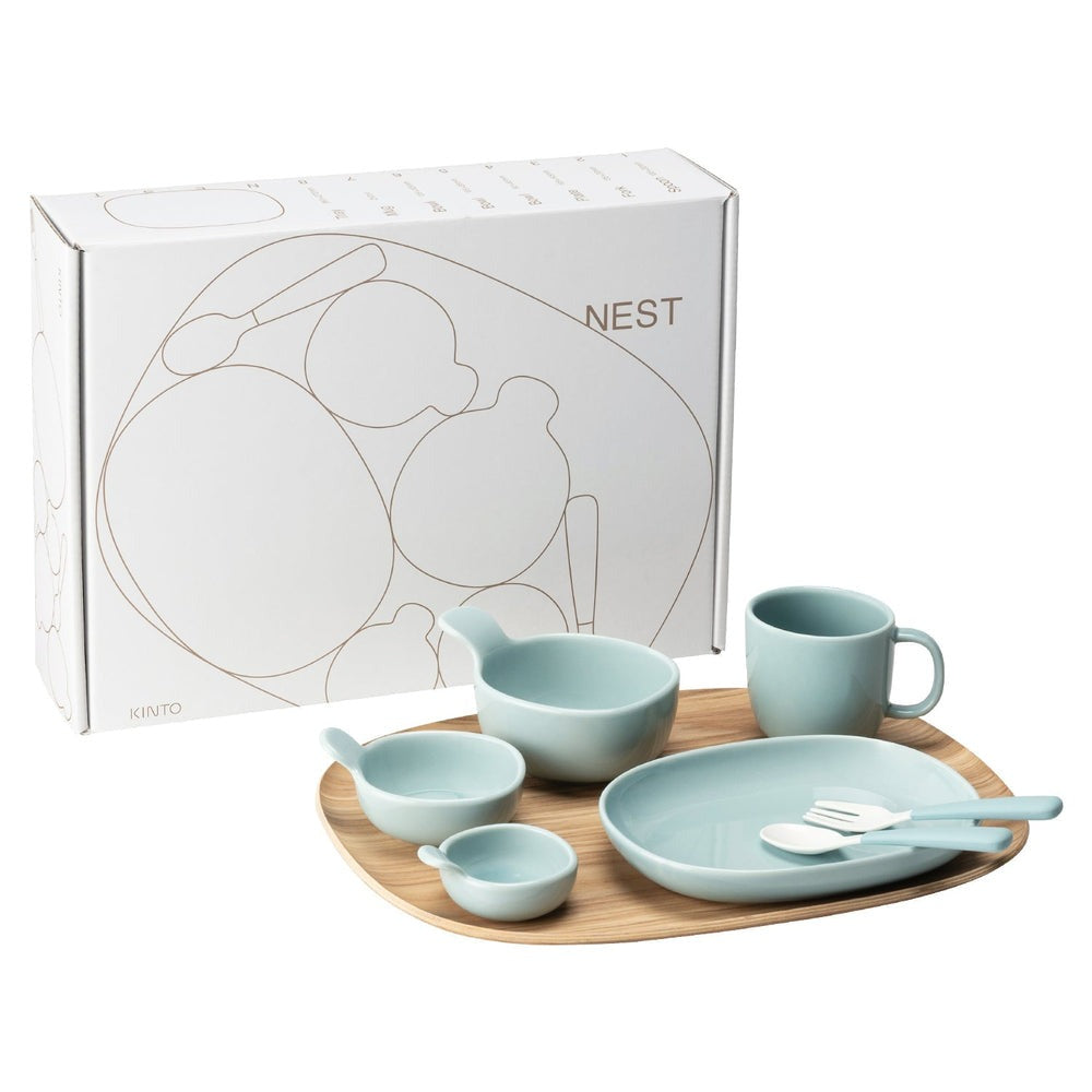  KINTO NEST SET (8-PIECE)  BLUE