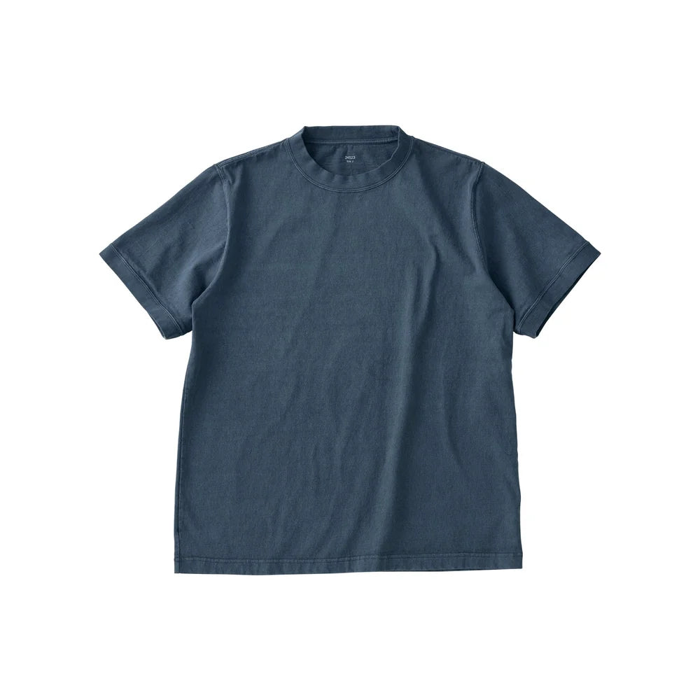  KINTO FUTO CUT AND SEW SHORT SLEEVE PCO_2  ASH BLUE 9
