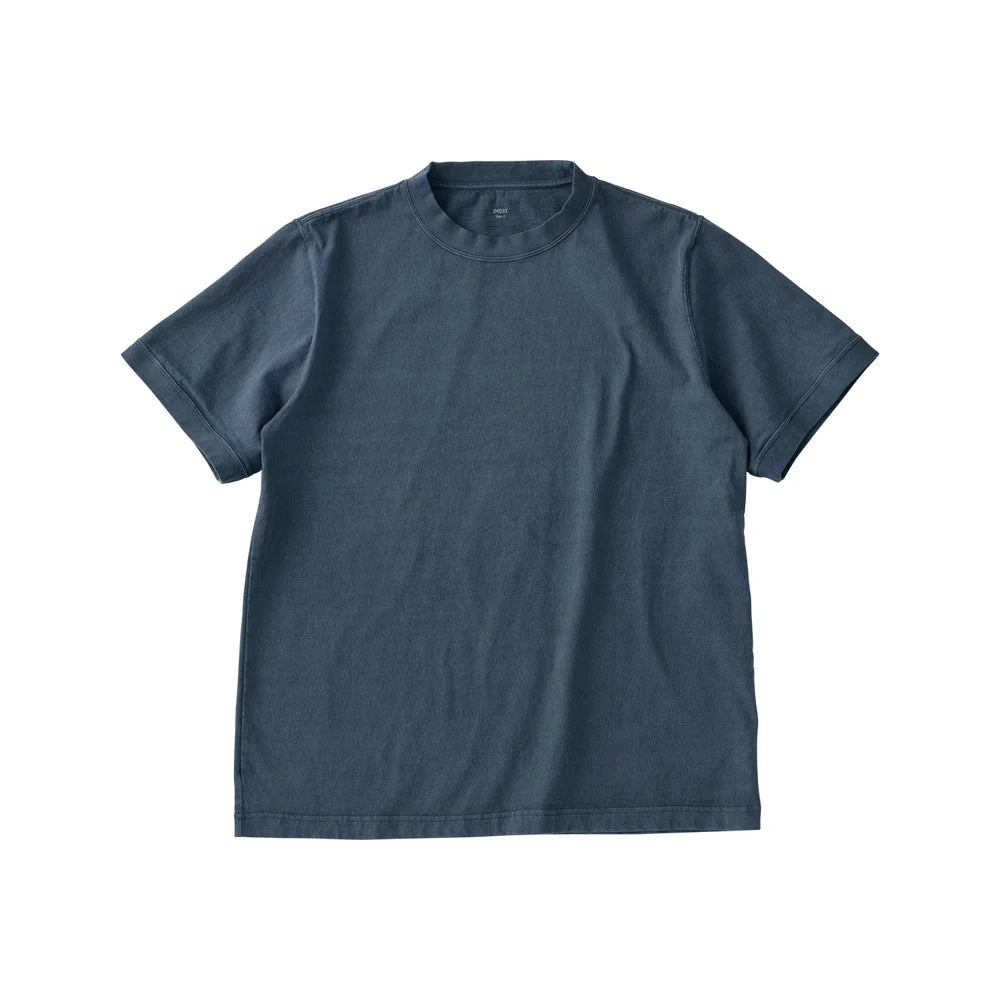  KINTO FUTO CUT AND SEW SHORT SLEEVE PCO_3  ASH BLUE 9
