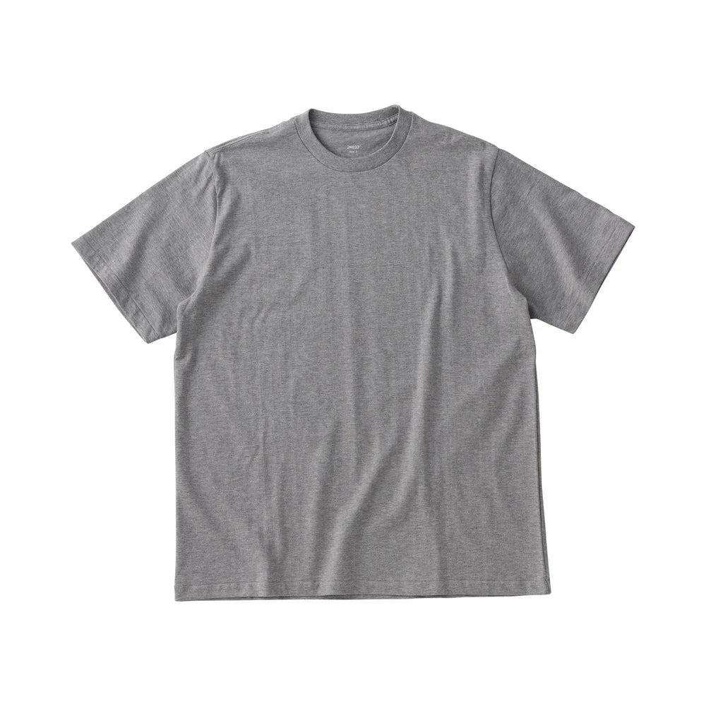 KINTO FUTO CUT AND SEW SHORT SLEEVE TCO_3  GREY MELANGE 10
