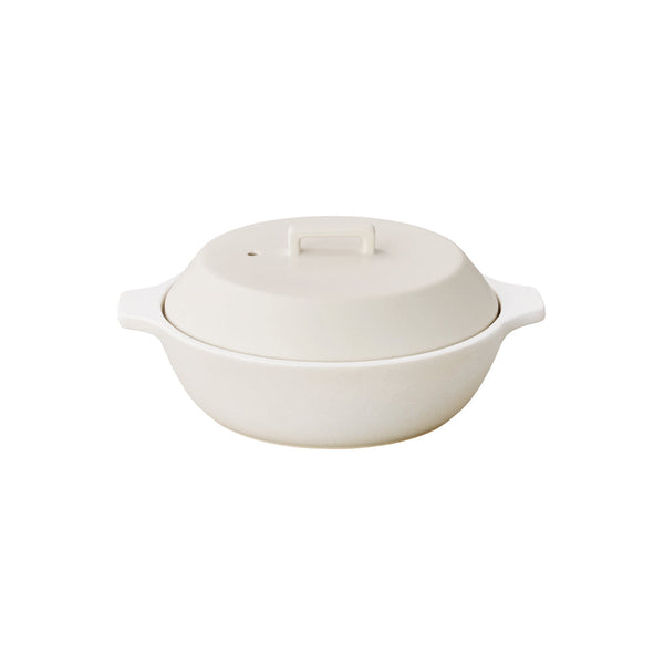 KINTO KAKOMI CERAMIC POT (1200ML/40.8OZ) WHITE 