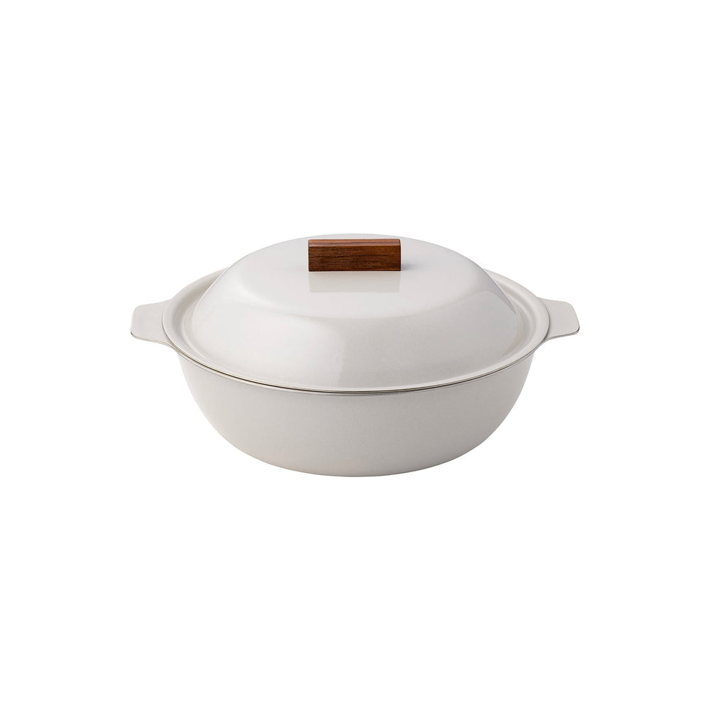  KINTO KAKOMI IH ENAMEL POT (1000ML/34OZ)  SAND BEIGE