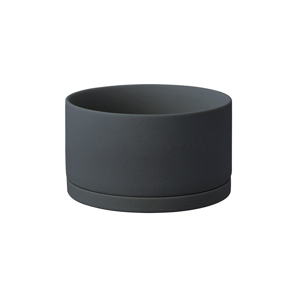  KINTO PLANT POT 191 (⌀170MM/6.8IN)  DARK GREY