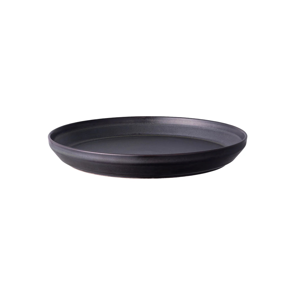  KINTO RIM PLATE (⌀205MM/8IN)  MATTE BLACK