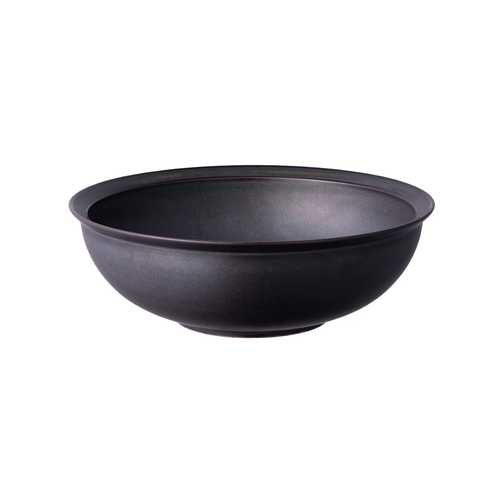  KINTO RIM BOWL (⌀220MM/9IN)  MATTE BLACK