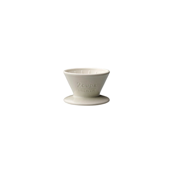 KINTO SCS PORCELAIN BREWER 2-CUP WHITE 