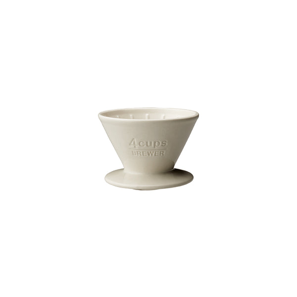 KINTO SCS PORCELAIN BREWER 4-CUP WHITE 