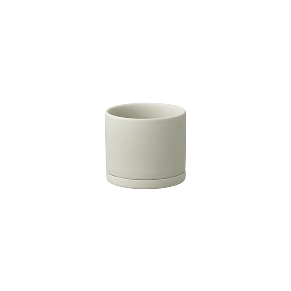 KINTO PLANT POT 191_ 85MM / 3IN EARTH GREY 