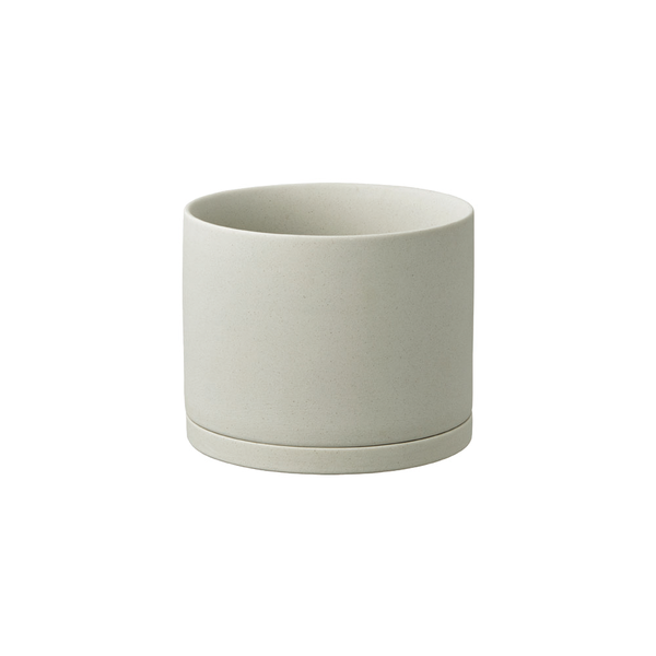 KINTO PLANT POT 191_ 135MM / 5IN EARTH GREY 