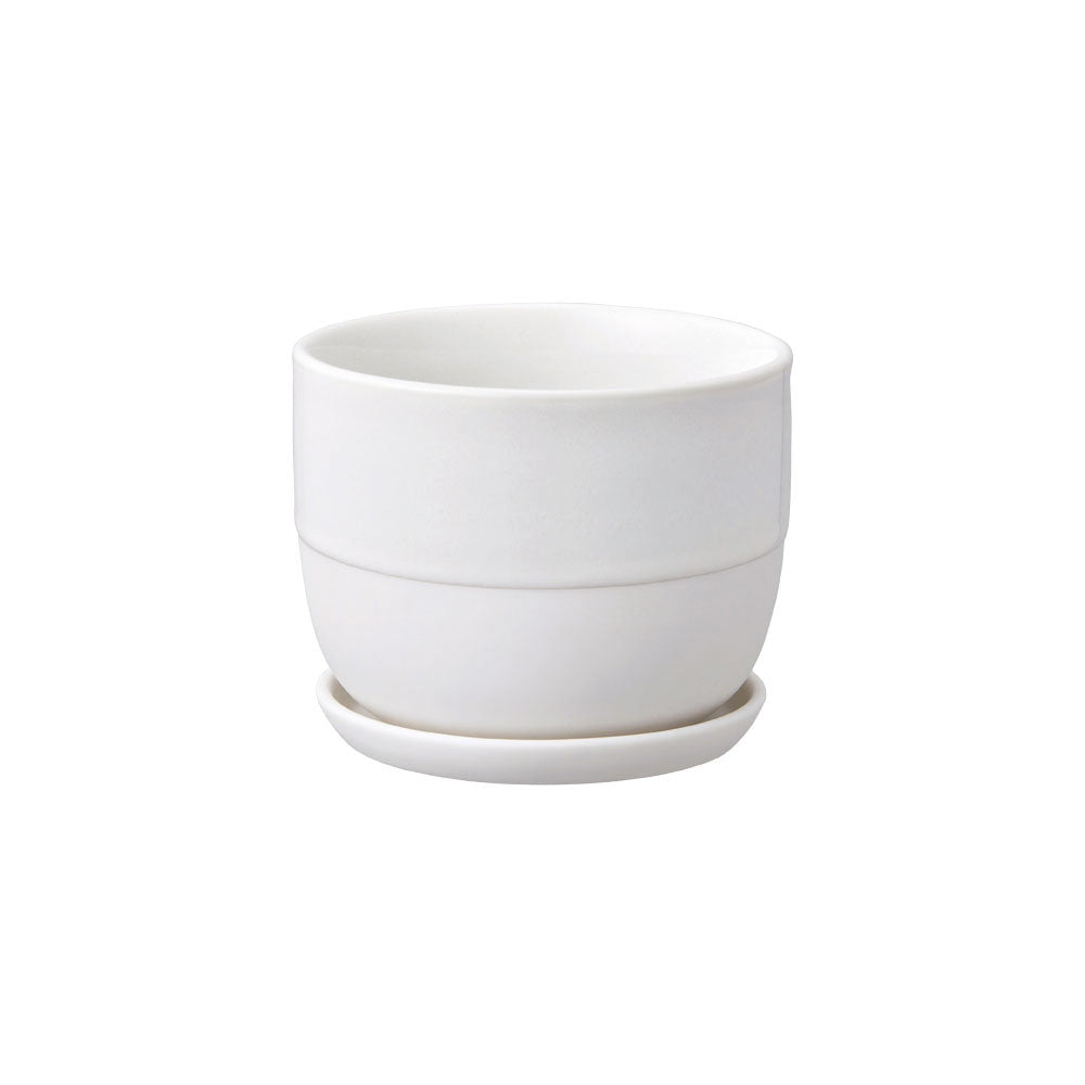 KINTO PLANT POT 193_ 140MM / 6IN  WHITE